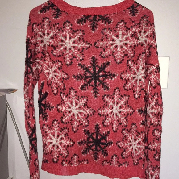 Bethany Mota Snowflake sequin bling Sweater - Picture 6 of 7